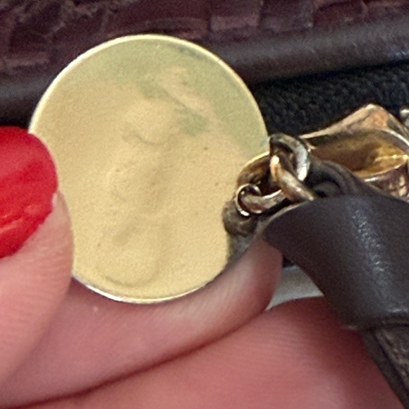 Clare V Burgundy Moyen Crossbody Bag Plum - Picture 11 of 14